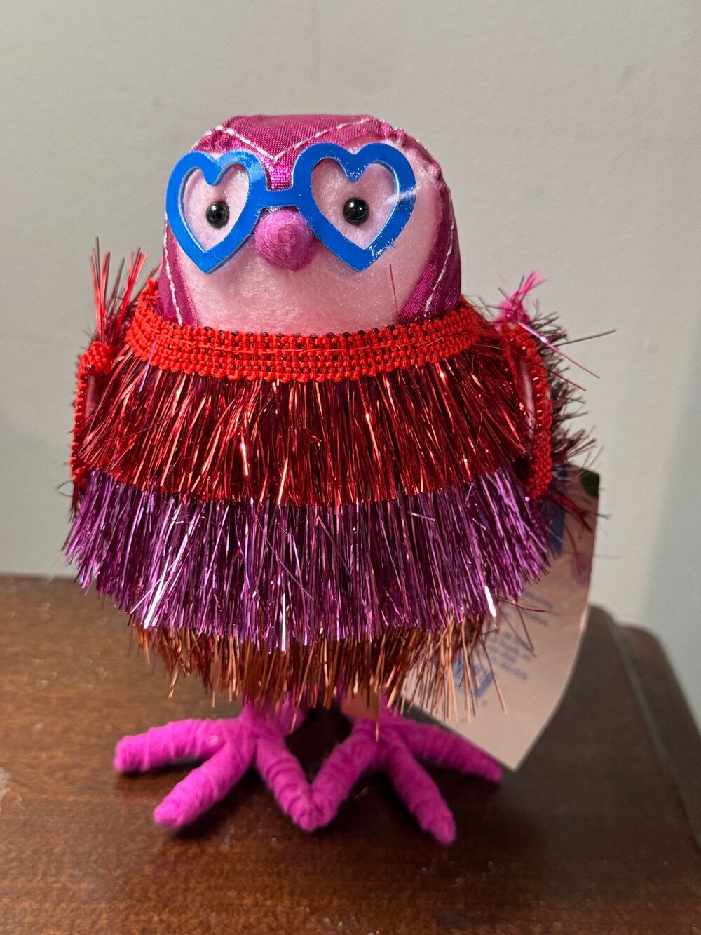 Target Featherly Friends TINZEL Tinsel Valentines 2025 Bird Decor Figure NEW
